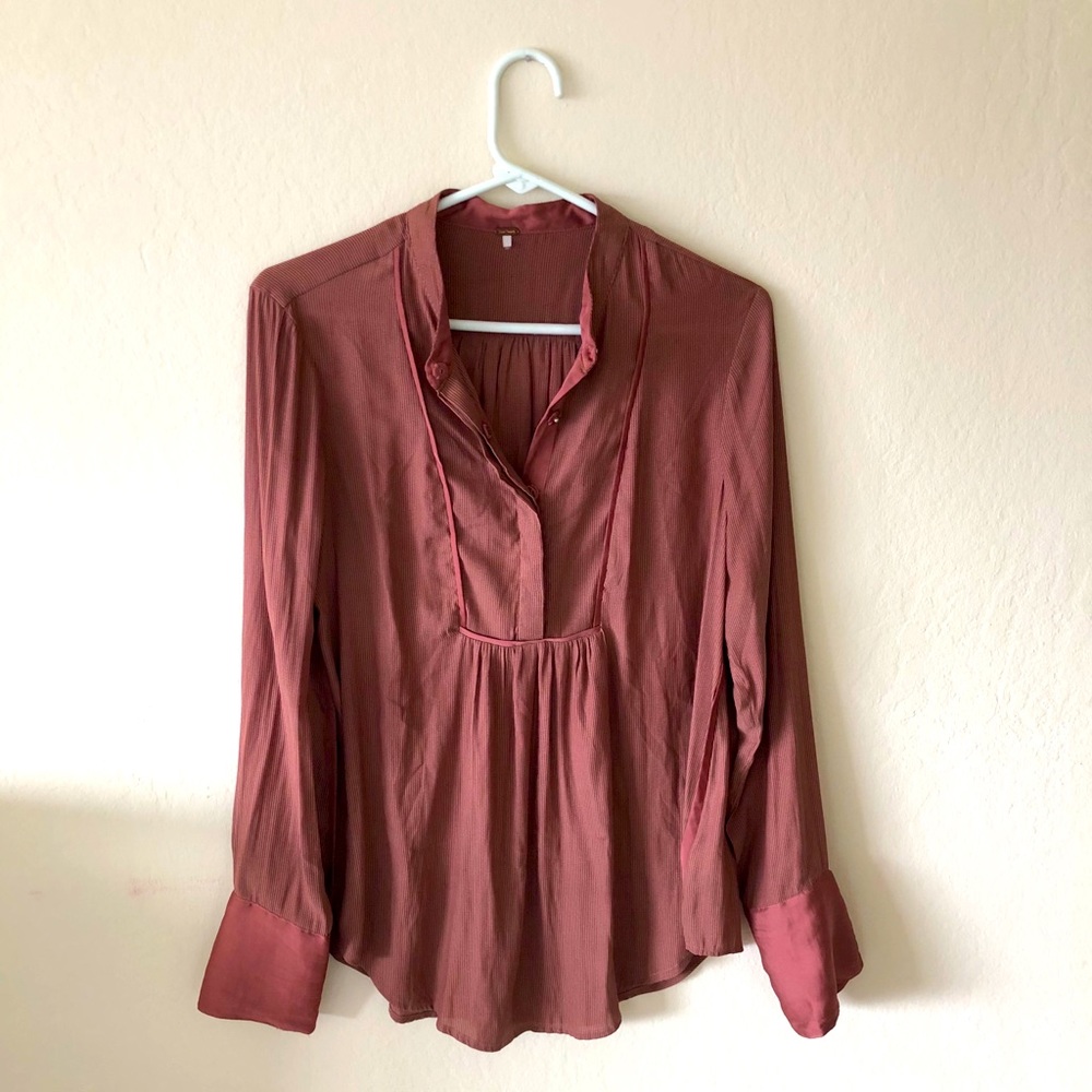 Free People Blouse Copper oversized